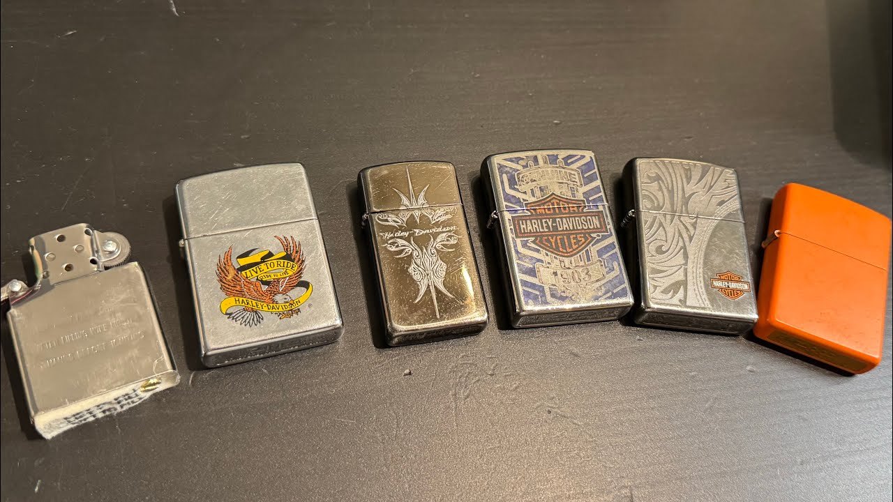 Harley Davidson Zippo Lot!