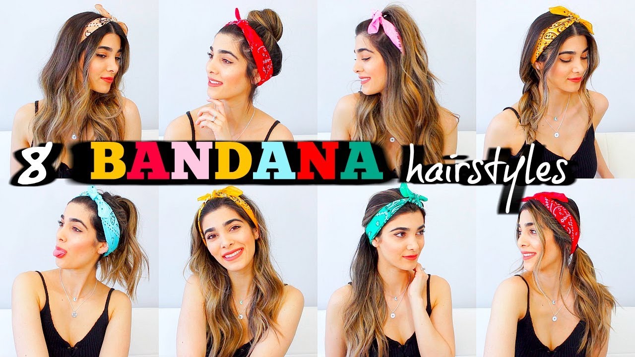 8 TRENDY BANDANA HAIRSTYLES FOR SUMMER | How to Style Bandanas