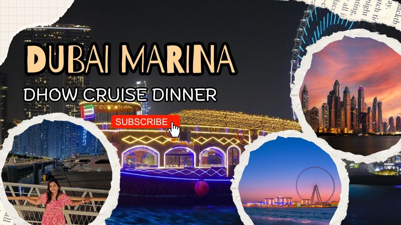 ദുബായിൽ പോവുന്നവർ ഇത് കാണാതെ പോകരുത് | Day 1 | Dubai Marina Dhow cruise dinner #youtubevideo