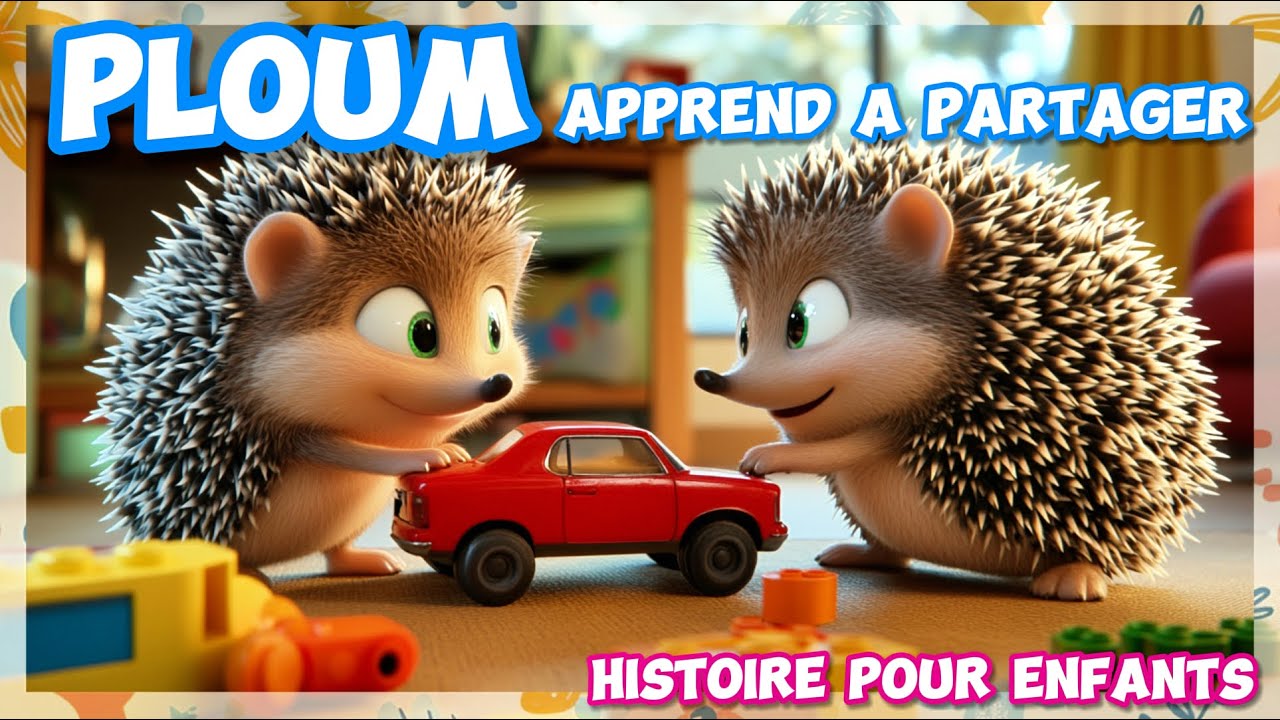 🦔 Ploum apprend à partager 🧸 Histoire pour enfants avec Arthur #conte  #enfants #hérisson