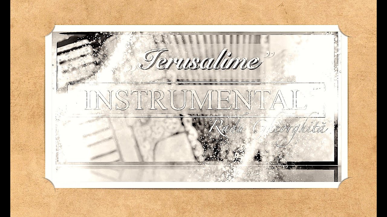"Ierusalime" - Instrumental - Acordeon