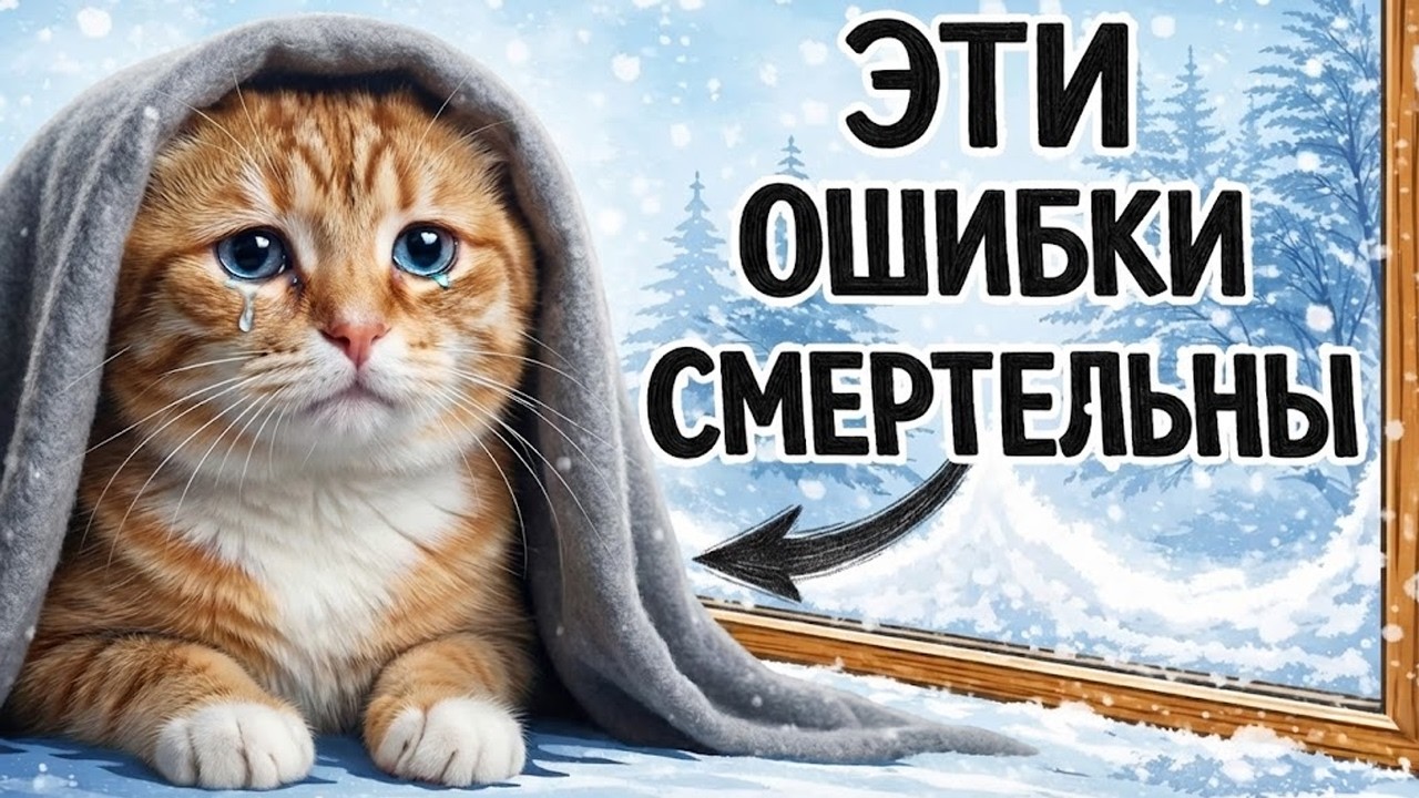 Пожалуйста, ПРЕКРАТИ Совершать ЭТИ ОШИБКИ ЗИМОЙ с Кошкой!