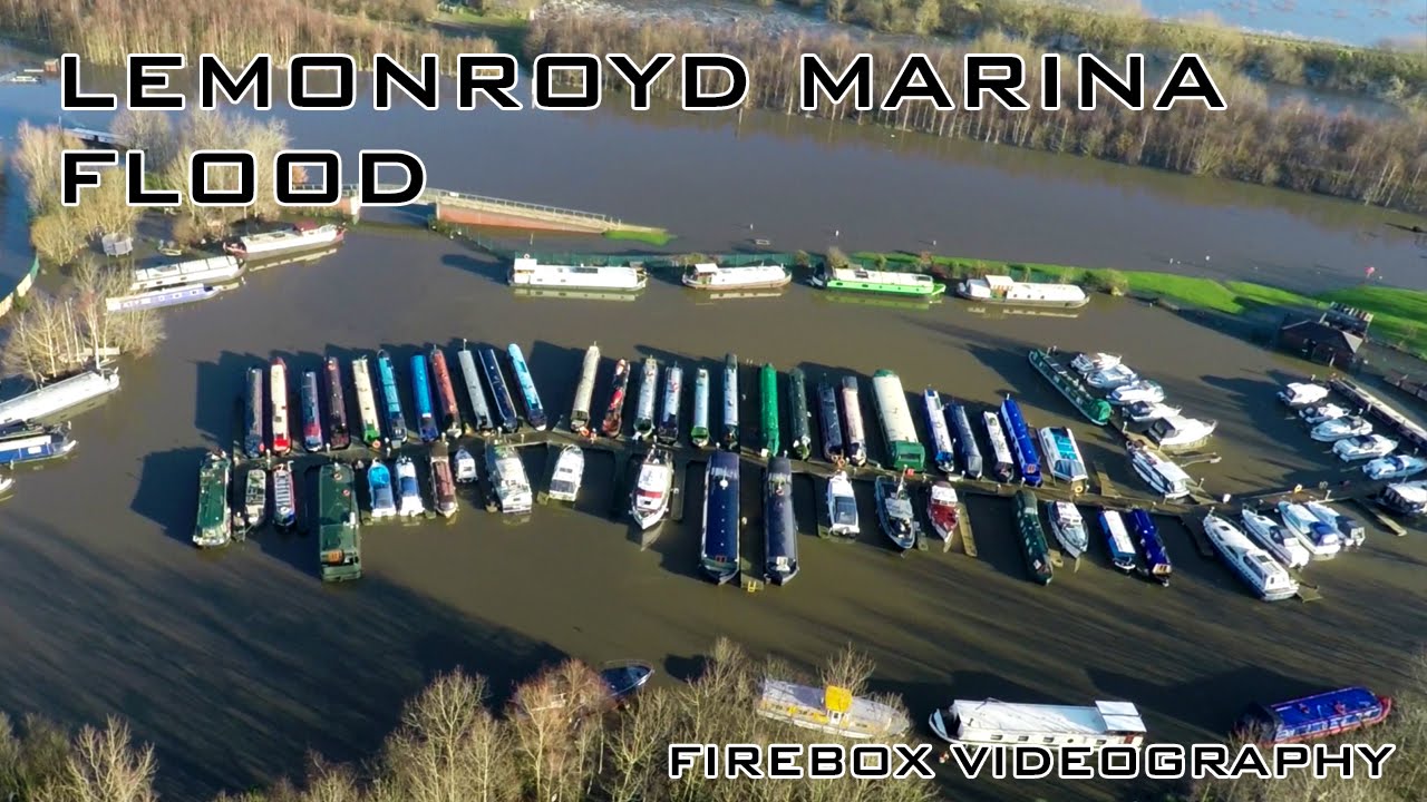 Lemonroyd Marina | Leeds Flood | Woodlesford | Aerial Video | 2015