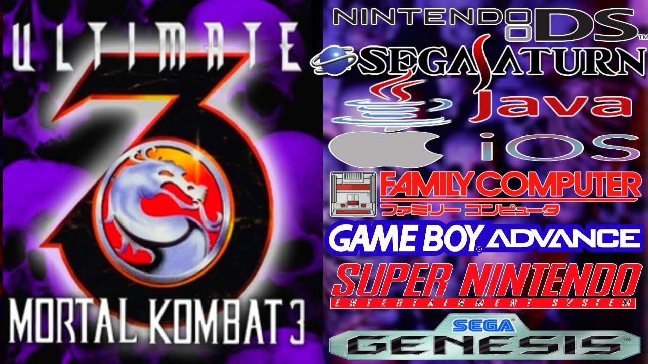¿CUAL FUE EL MEJOR JUEGO DE ULTIMATE MORTAL KOMBAT 3? (Super Nintendo - Genesis - Saturn - NES)