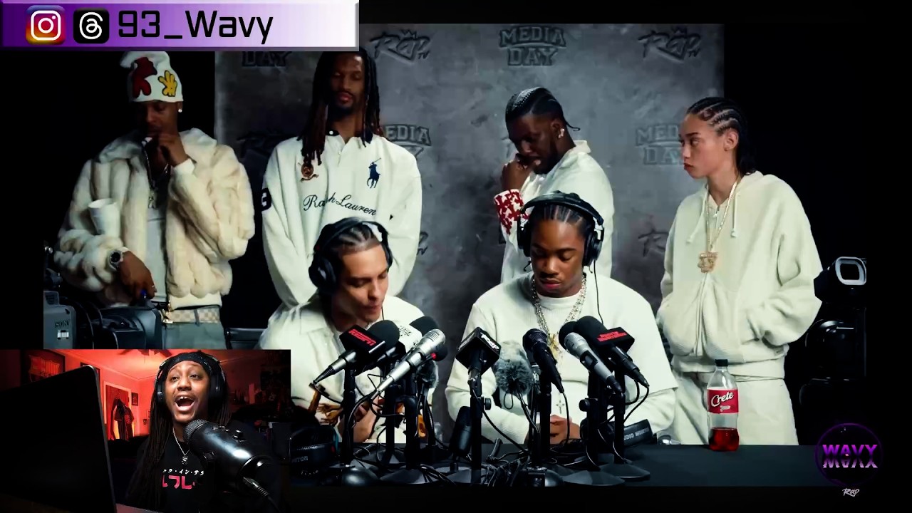 Concrete Boys - Media Day Freestyle - WAVY Reactions