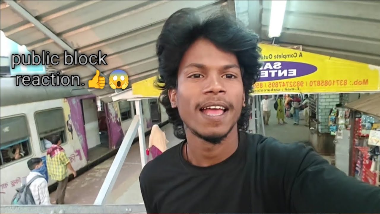 Public Block Reaction.👍😱