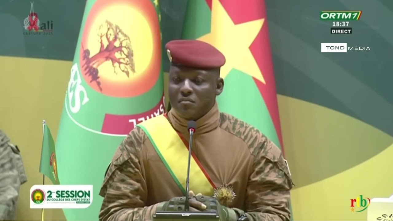 Nouveau Président de l’AES : le message fort d’Ibrahim Traoré