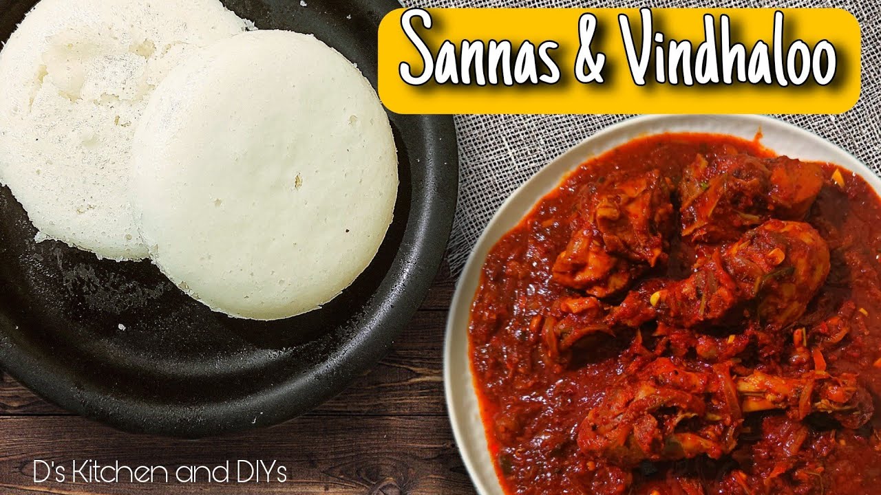 Goan Sannas & Chicken vindhaloo | Start your Christmas feast with a GOAN taste #goanrecipe