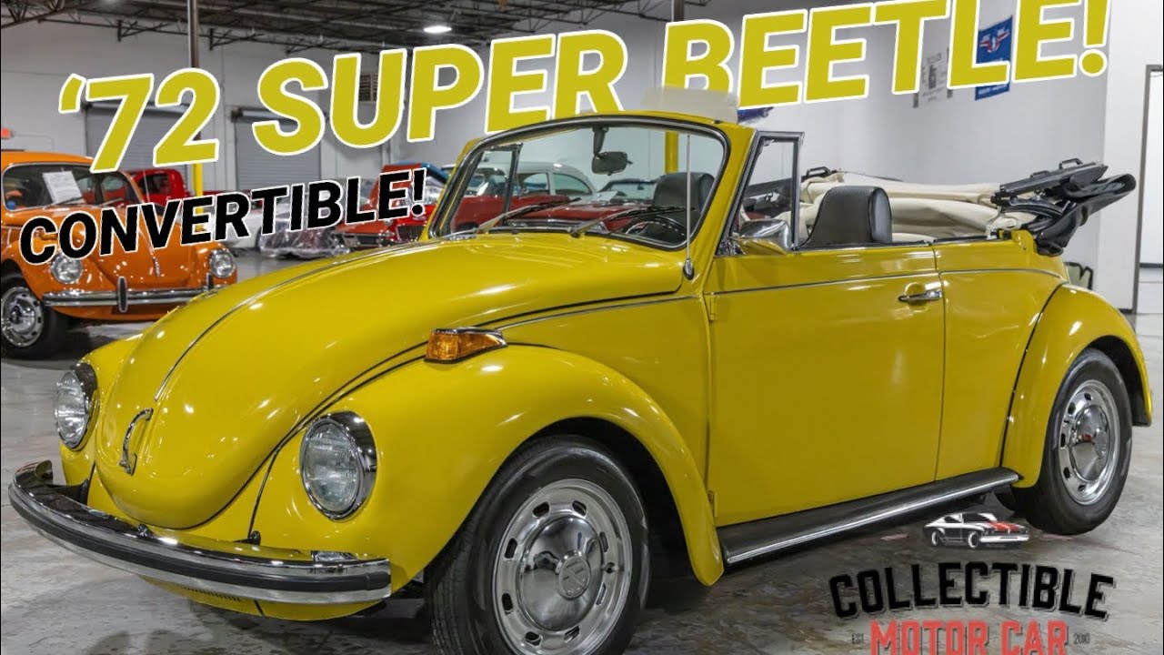 CONVERTIBLE SUPER 1972 Volkswagen Super Beetle Review - Collectible Motorcar of Atlanta