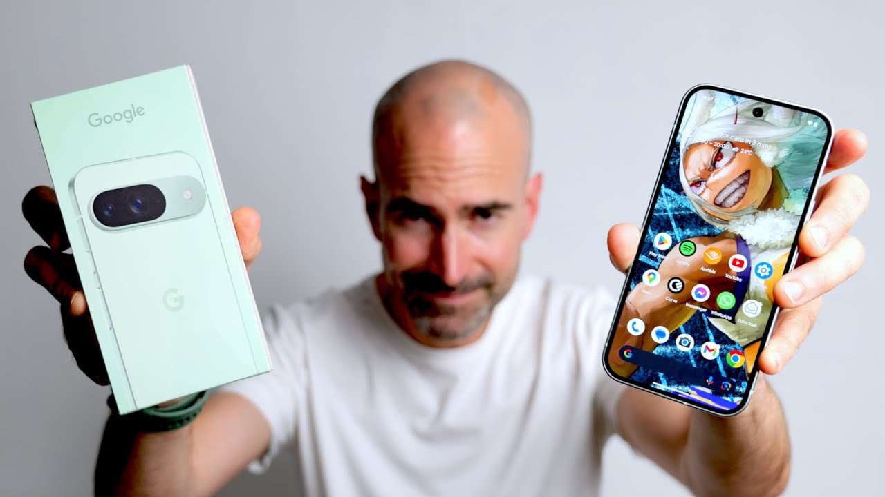 Распаковка Google Pixel 9 | Камера, игры и не только!