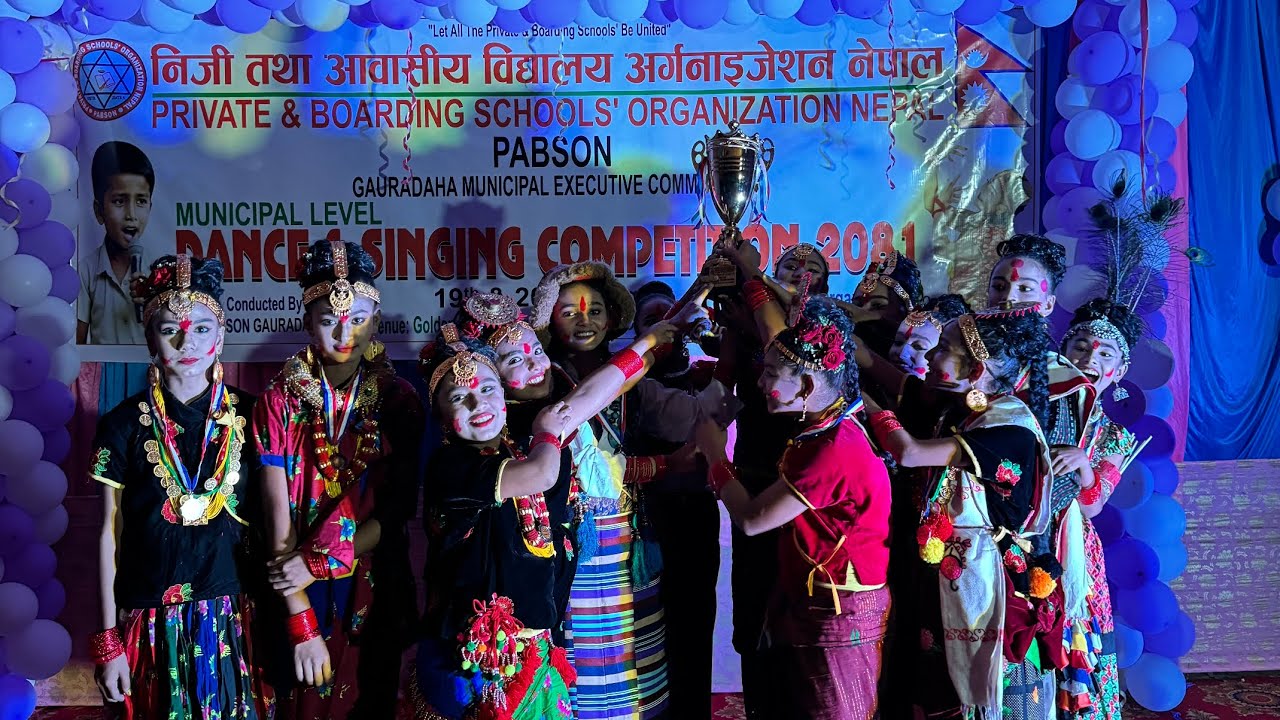 National Dance|Aakhai Ma Rakhchhu Mero Desh|PABSON Gauradaha|Golden Sunrise English Secondary School