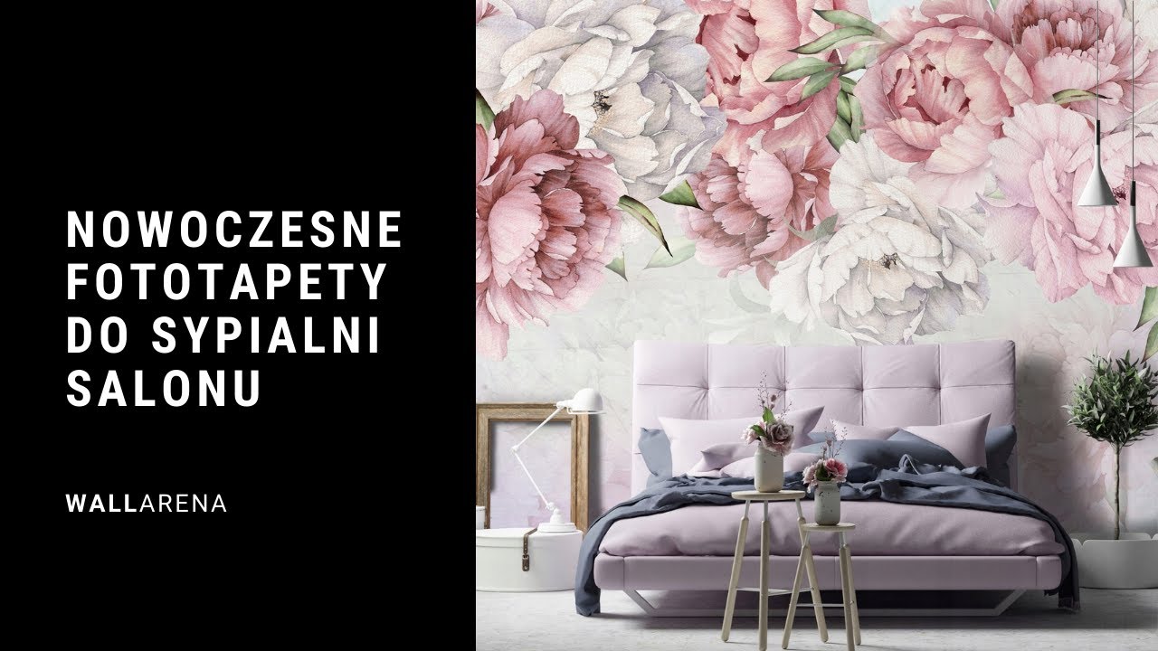 Fototapety Do Sypialni Salonu Kuchni Na Wymiar Kwiaty Piwonie || Fototapety Na Ścianę Wallarena 🖤