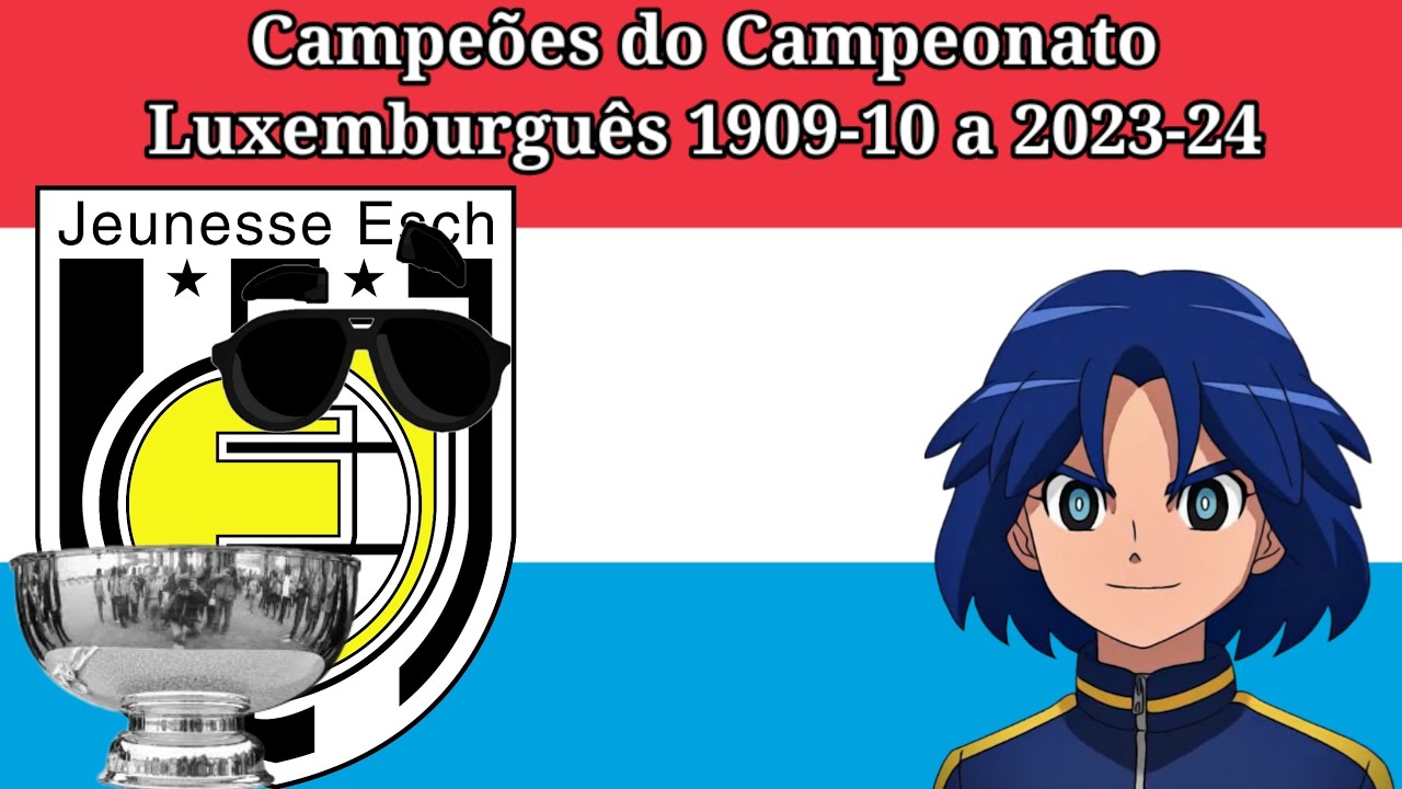 Campeões do Campeonato Luxemburguês 1909-10 a 2023-24