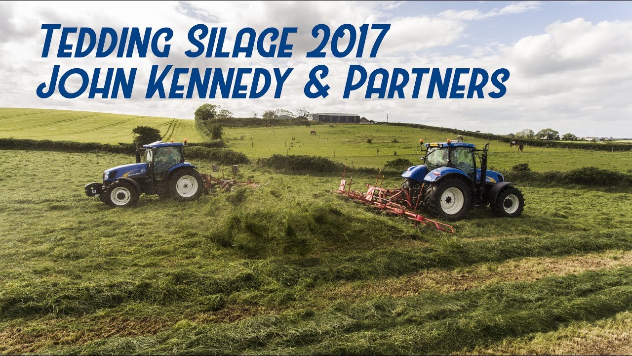 Tedding Silage 2017 - John Kennedy & Partners