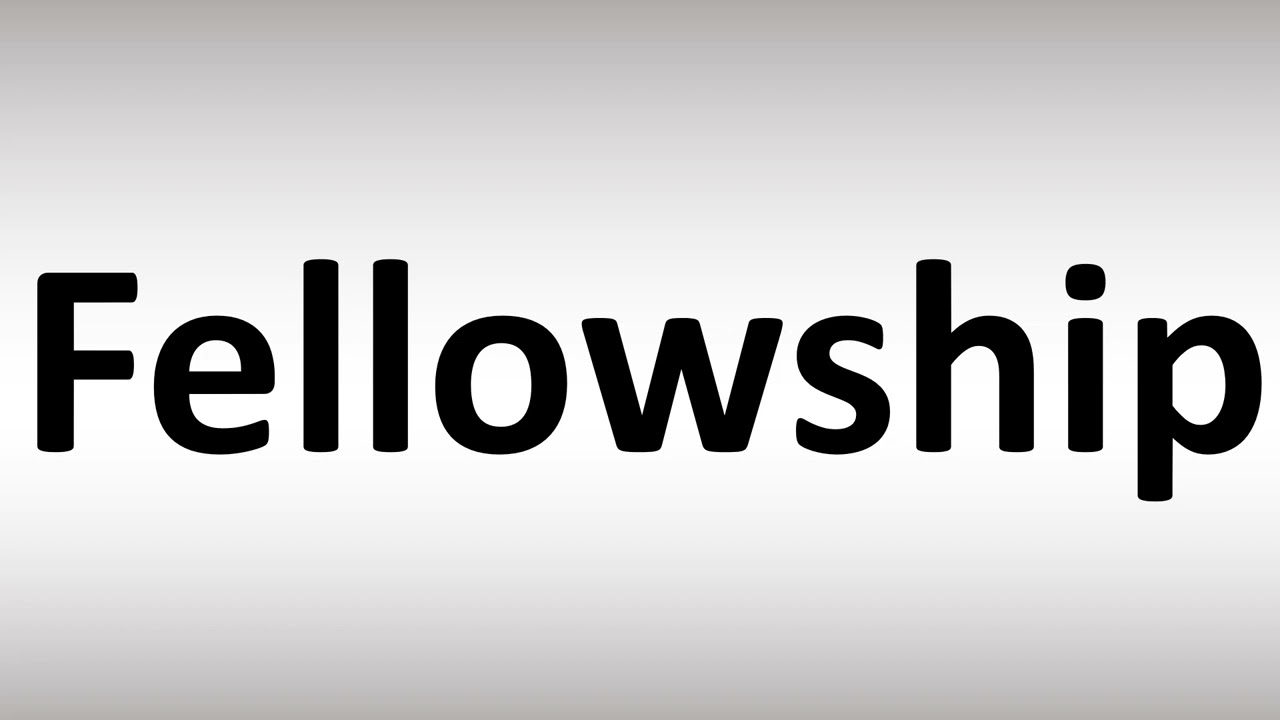 Как произносится &laquo;Fellowship&raquo;