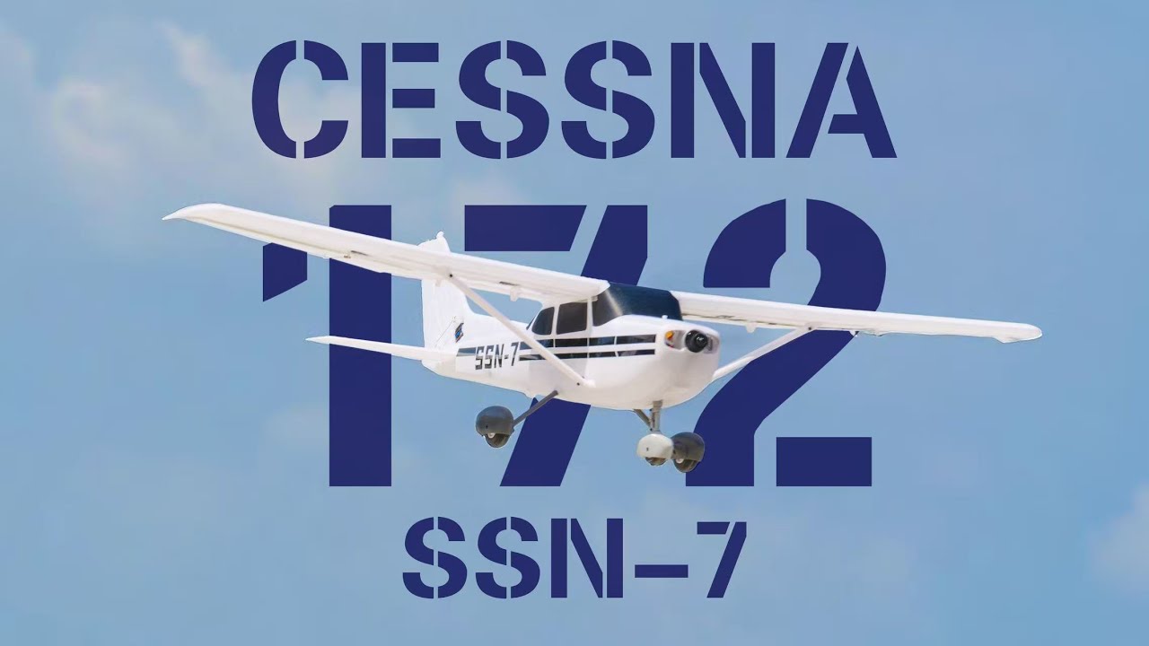 [New Release!] 3D Printed RC SSN-7(Cessna 172) – Review & Maiden Flight
