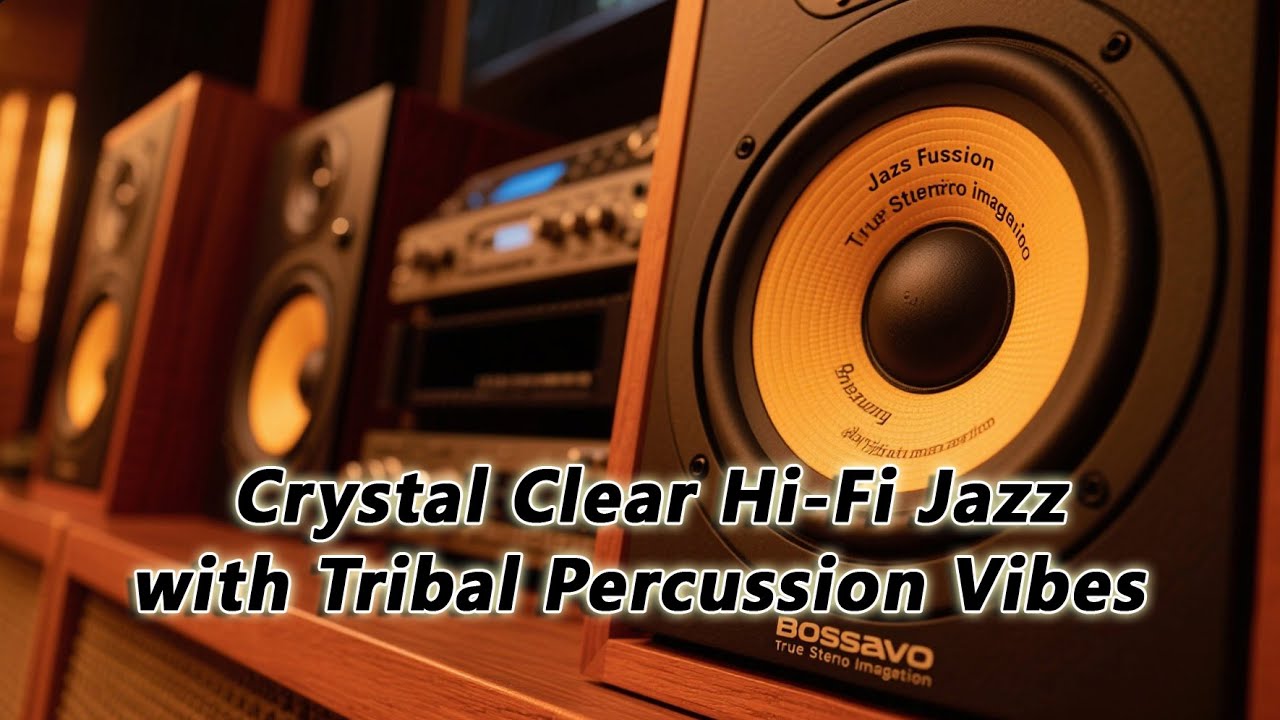 Crystal HiFi Jazz Bossanova with Tribal Percussion & Spinning Stereo (Instrumental)