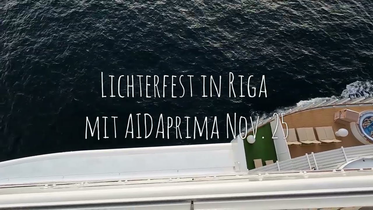 Zum Lichterfest nach Riga mit AIDAPrima 15.-22.11.2025