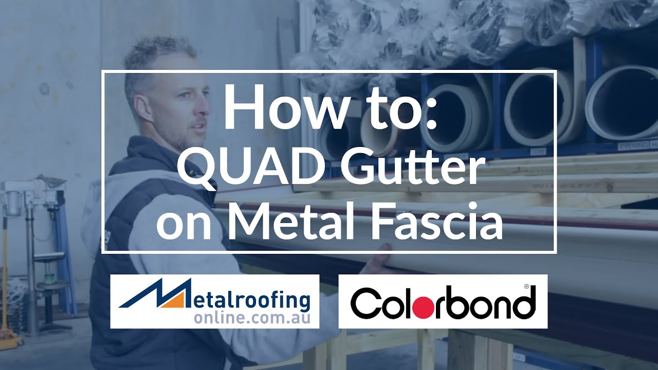 How to: Install Gutter onto Metal Fascia | Metal Roofing Online