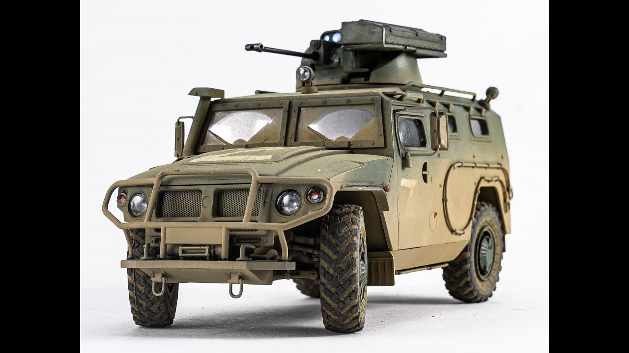 ГАЗ Тигр  1/35 MENG . Сборка покраска везеринг.
