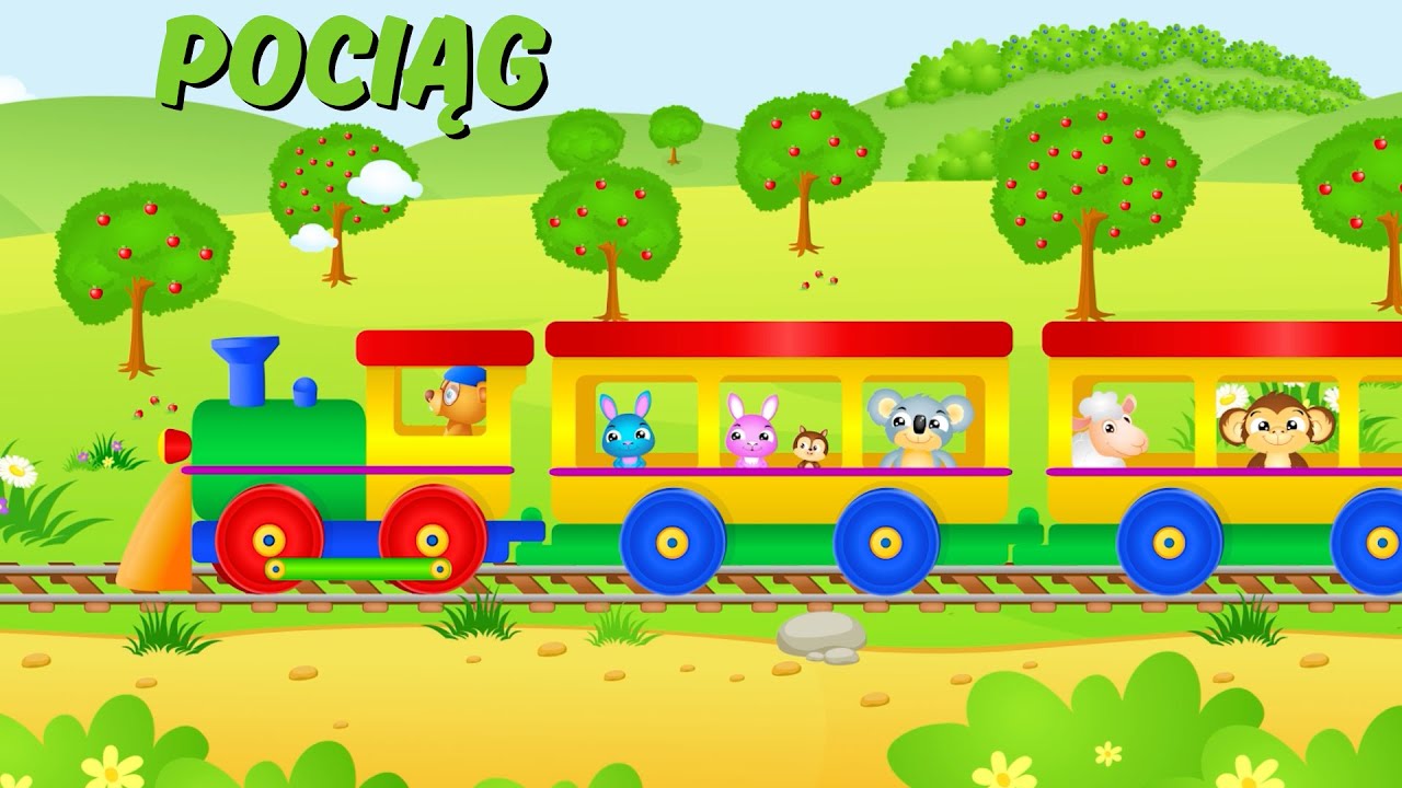 Jedzie pociąg z daleka 🚂 Piosenki dla dzieci Bruno i Kotek