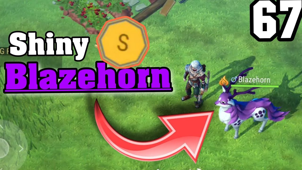 finally my s rank Shiny blazehorn 😱 | amikin survival