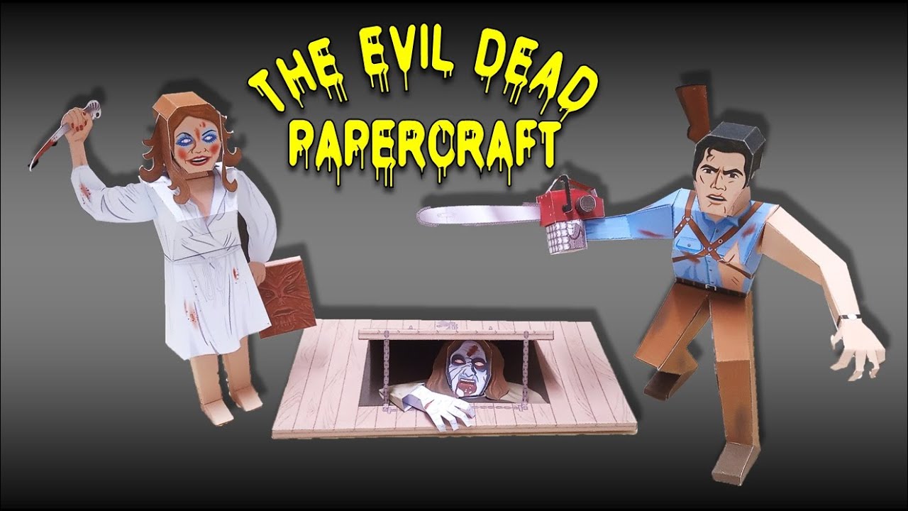 Como armar a THE EVIL DEAD de Papercraft (Ash, Cheryl, Linda) paso a paso