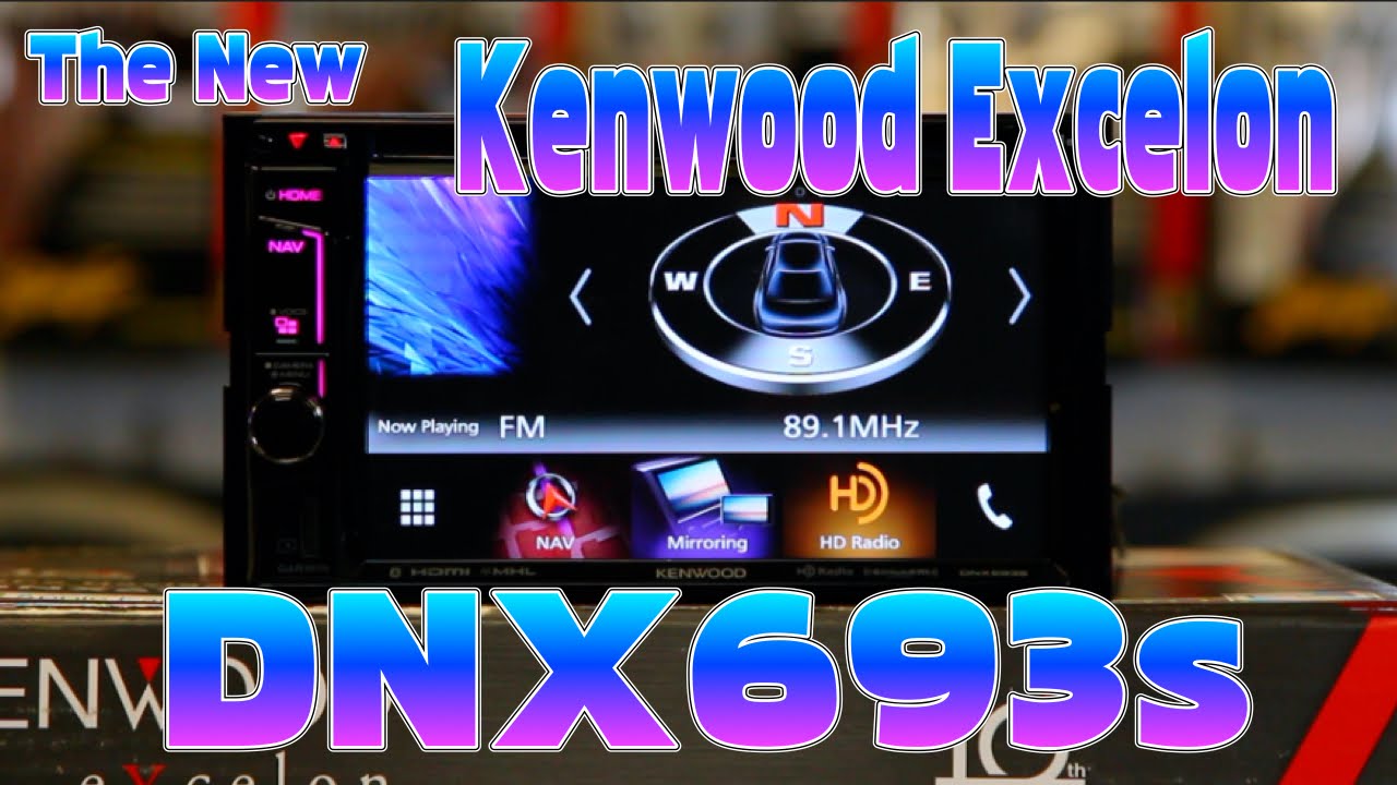 Kenwood Excelon's new 2016 DNX693s multimedia navigation radio