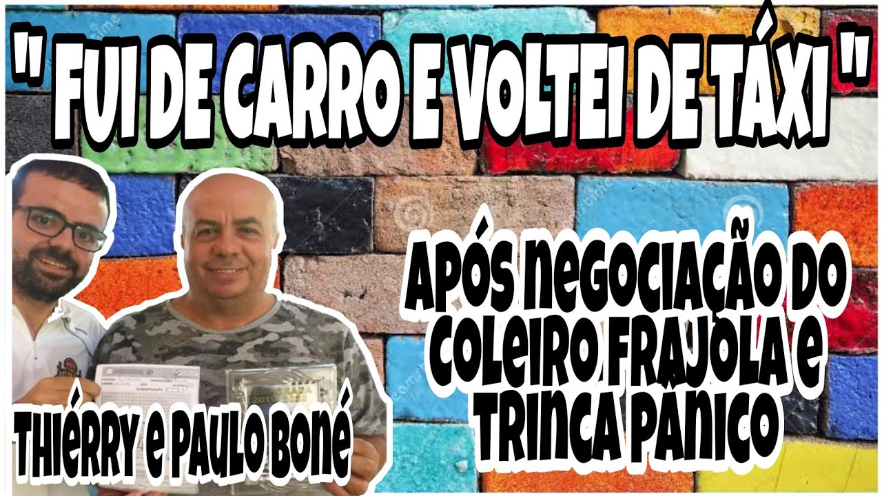 LIVE, Paulo Boné e Thiérry, tudo sobre os melhores coleiros e trincas do Brasil!