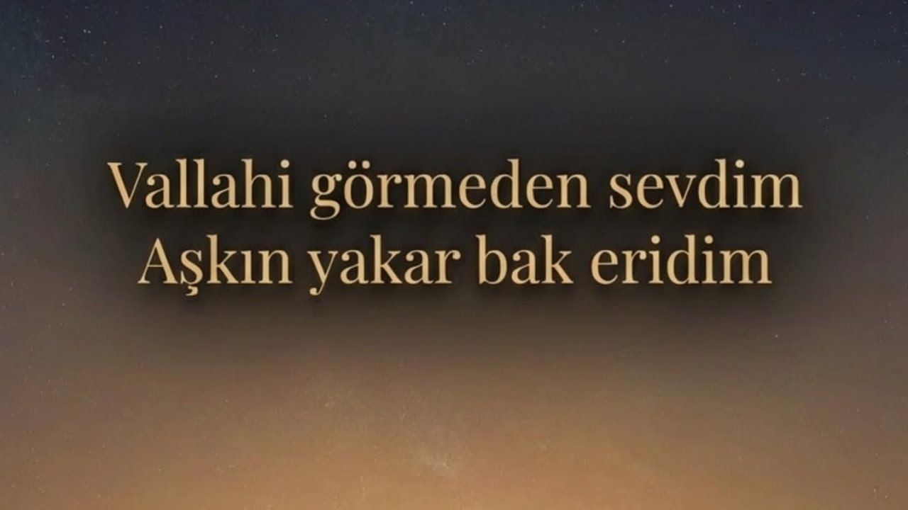 Vallahi Görmeden Sevdim - Aşkın Yakar Bak Eridim - Vurgunum Ya Resulallah ( İlahi Cover)