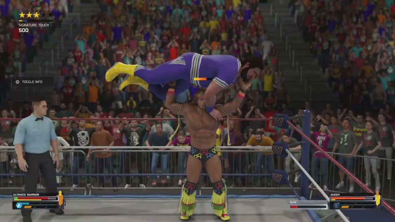 WWF Superstars Ultimate Warrior 🆚 Akeem