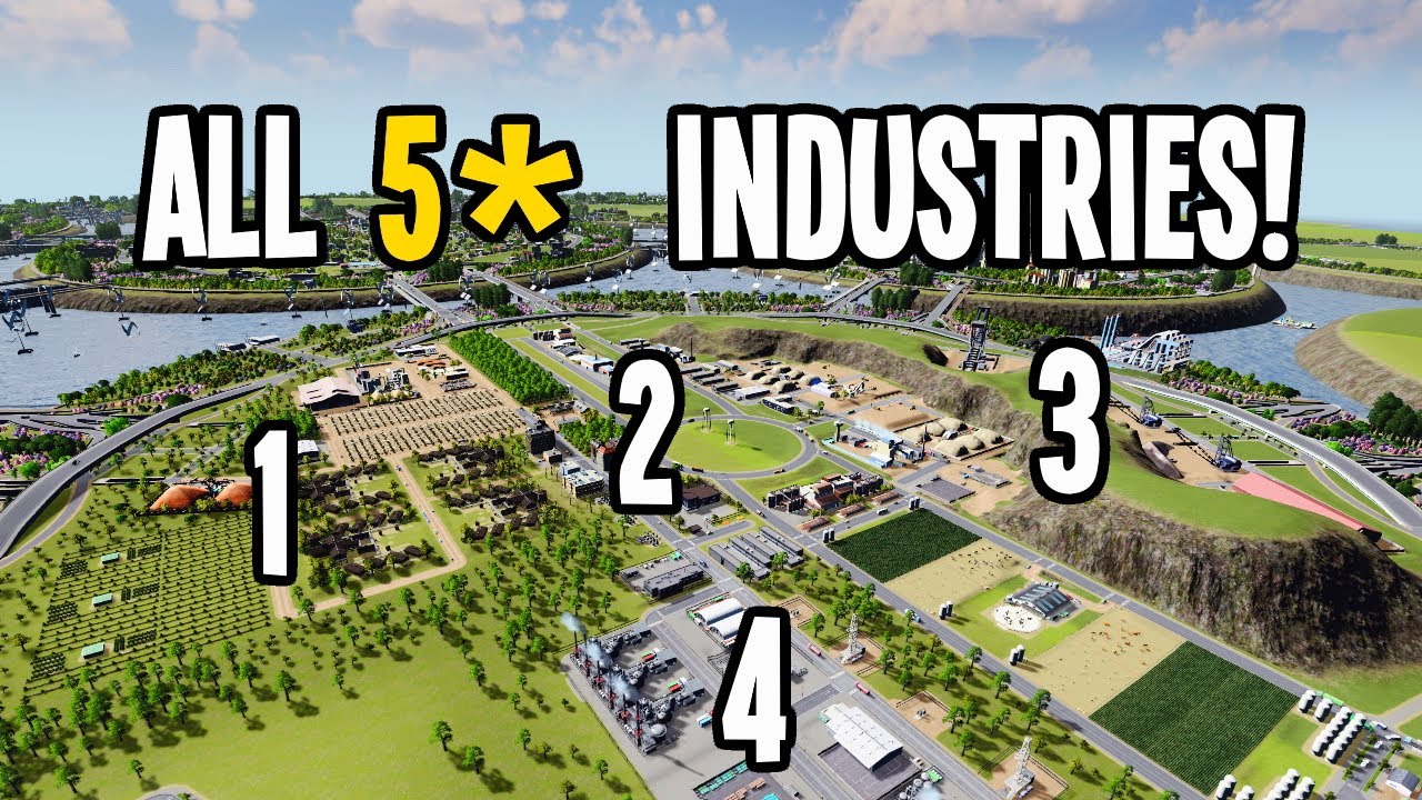 Is a 9.8 MILLION Pop City w/ALL Five Star Industries & No Traffic Possible in Cities Skylines?