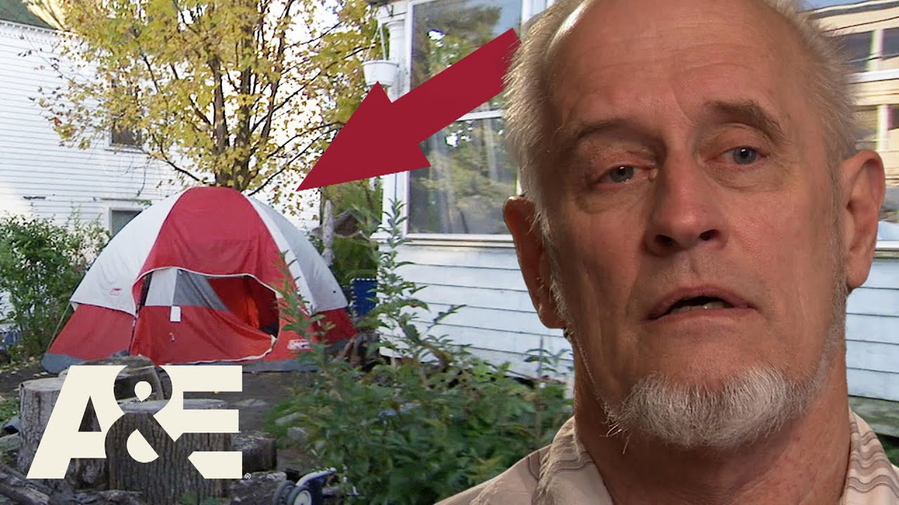 Hoarders: Forced to Sleep OUTSIDE - Compilation | A&E