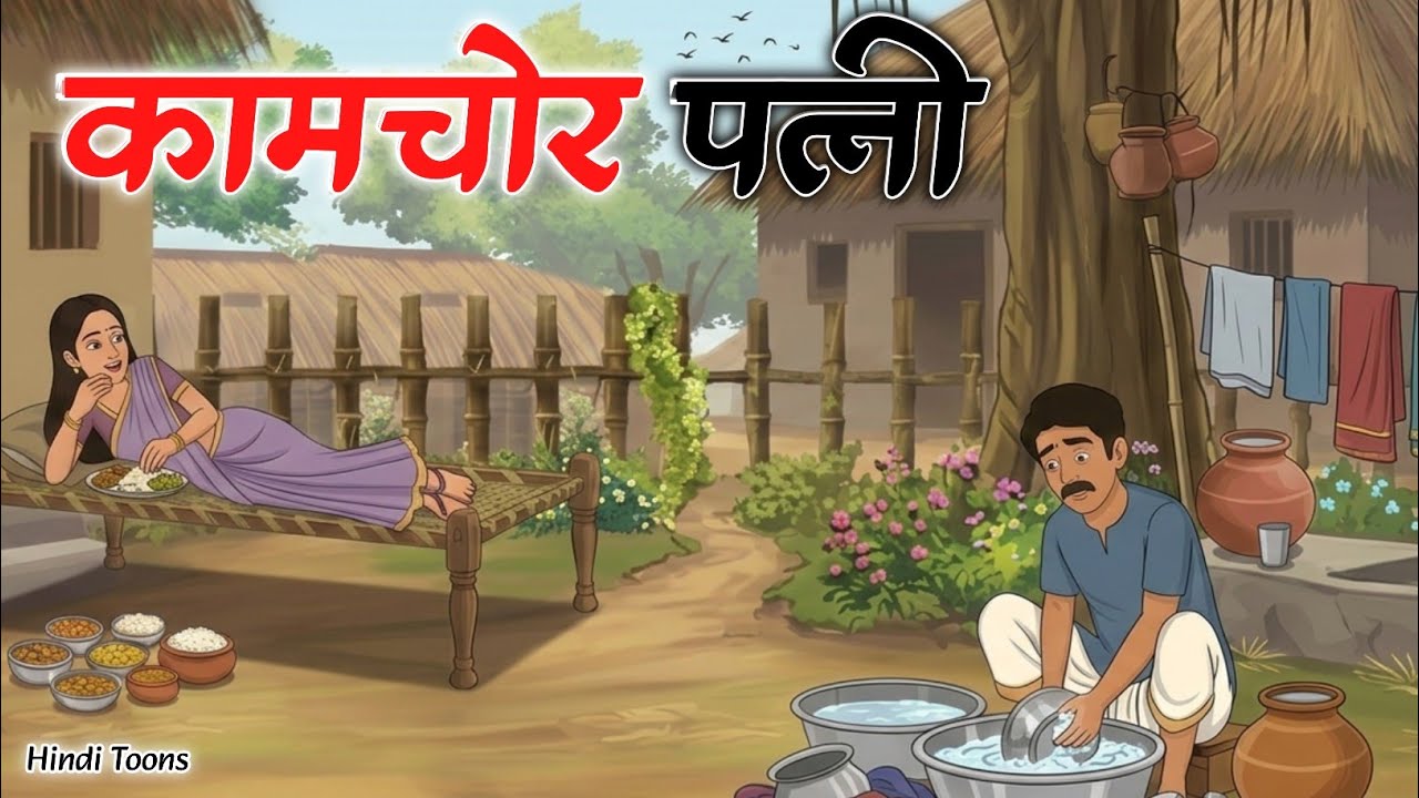 कामचोर आलसी पत्नी | Kaamchor Aalsi Patni | Hindi kahani | Moral stories |