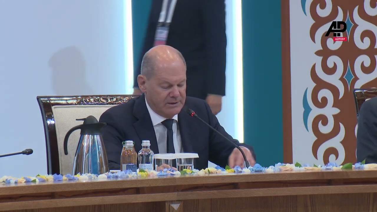 Scholz describes relations with Central Asia as a &ldquo;strategic goal for Germany&rdquo;