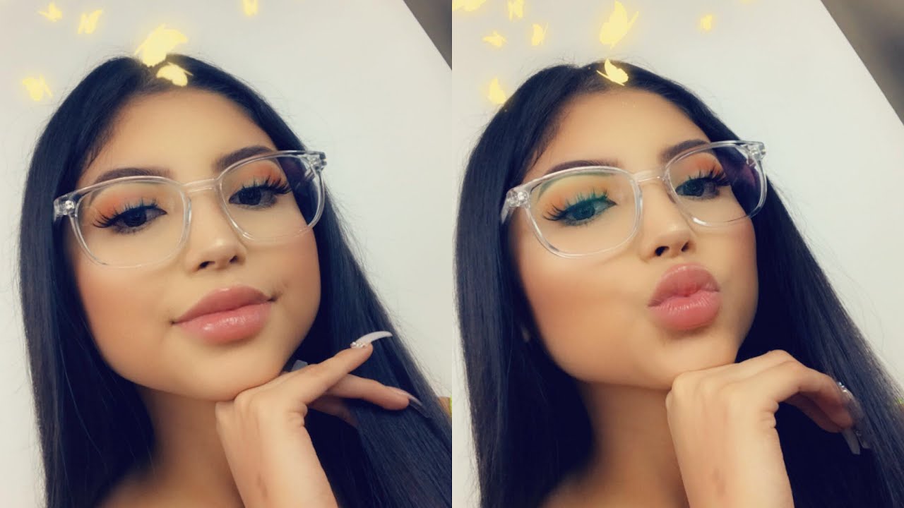 EVERYDAY MAKEUP FOR GLASSES!...HOW TO BE A BADDIE WITH LENSES (I'M BLIND AF)