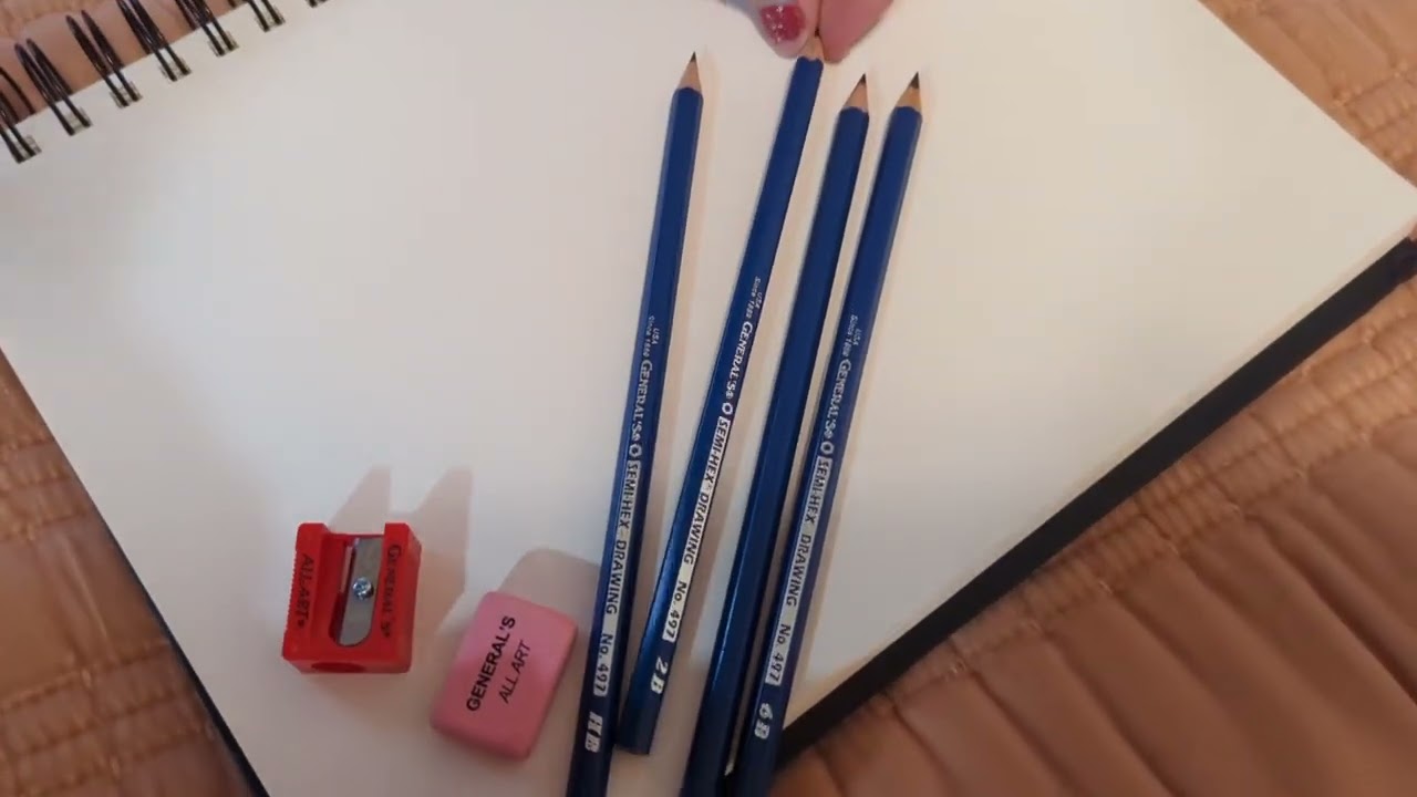 Demonstration of the General Semi Hex Graphite Pencils