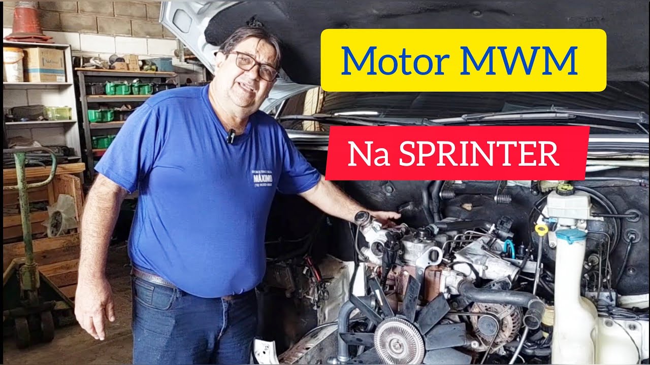 ADAPTAÇÃO DE MOTOR MWM EM SPRINTER (COMPLETO) ZAP (19) 99302-8668 