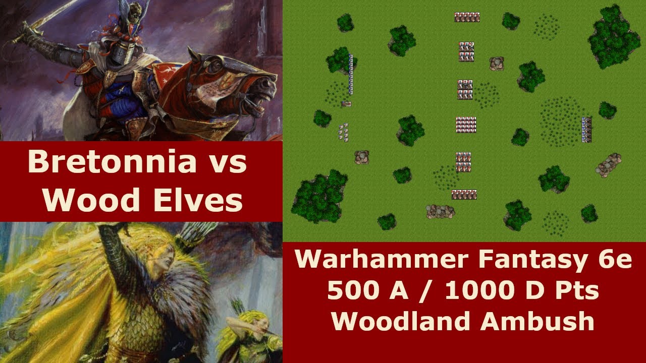 Woodland Ambush is a Great Scenario - Warhammer Fantasy 6e Live Battle Report