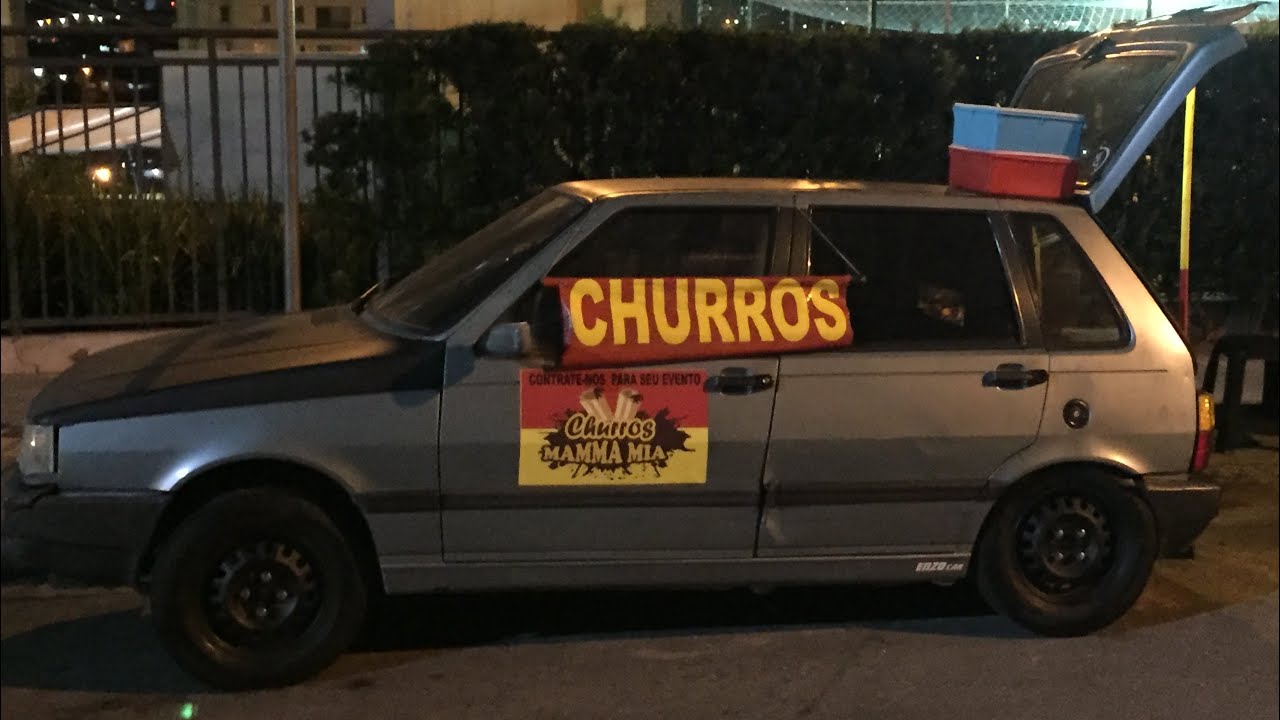 ELE FATURA DE R$ 150,00 A R$ 400,00 POR DIA VENDENDO CHURROS NAS RUAS DO BAIRRO