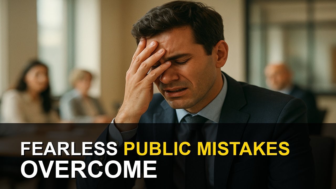 How to Overcome Fear of Public Mistakes and Build Confidence at Work
