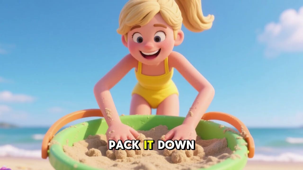 Kids beach cooking