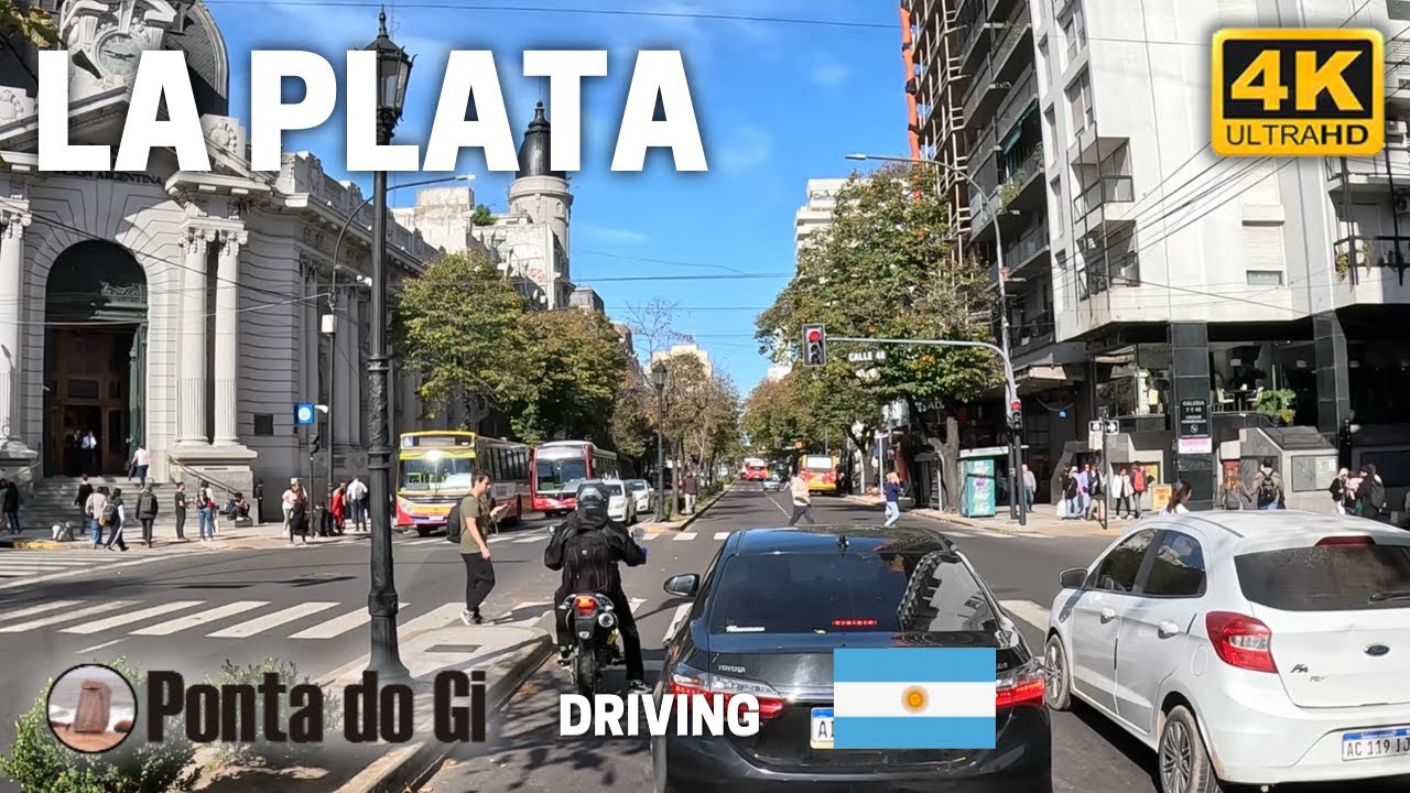 CADA DÍA MÁS LINDA -CIUDAD de LA PLATA 2025 #driving TOUR virtual Capital de BUENOS AIRES-ARGENTINA