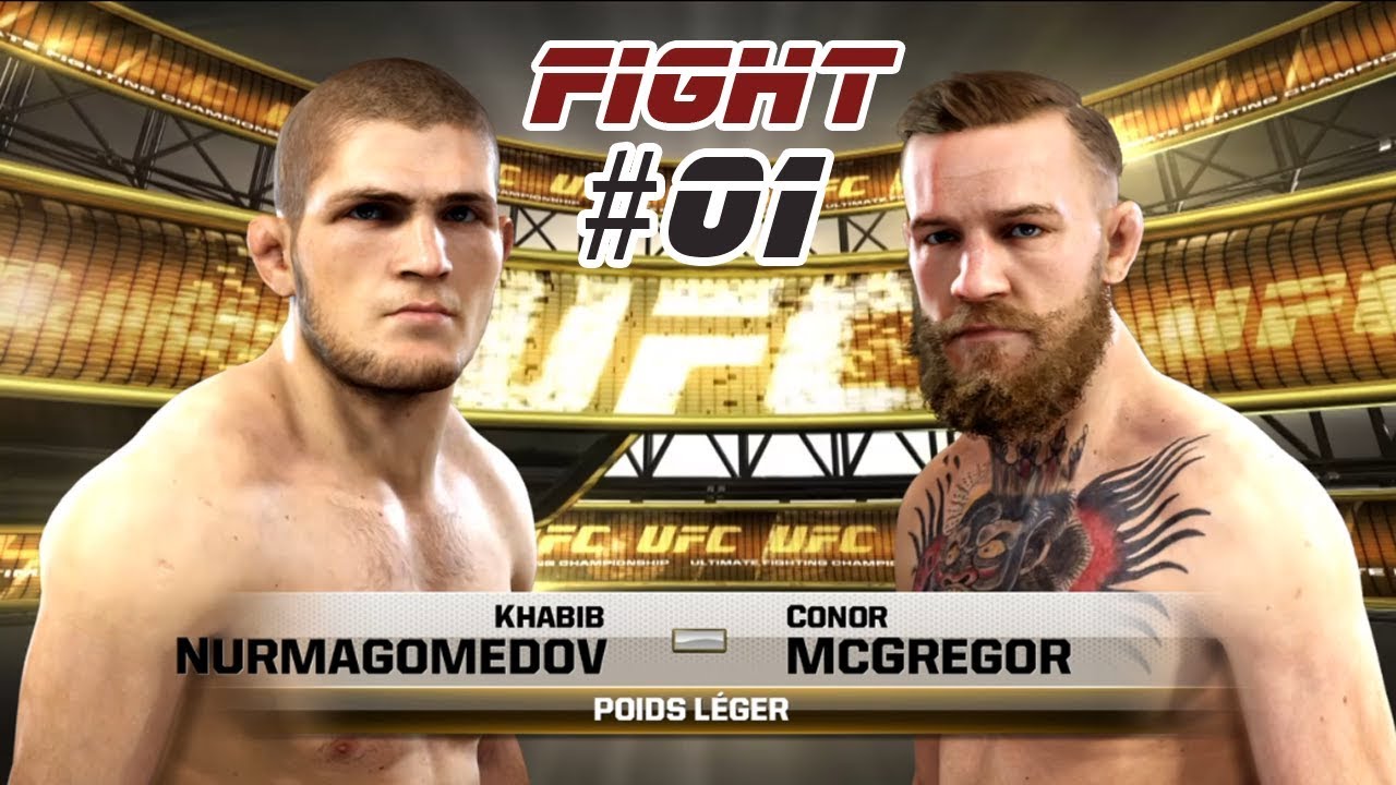 EA Sports UFC : Khabib Nurmagomedov VS Conor MCgregor [ PS4 Gameplay | Fight #01 ] - iBNGames