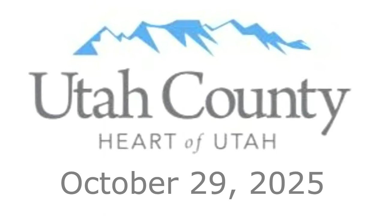 Utah County Board of Equalization Meeting - October 29, 2025