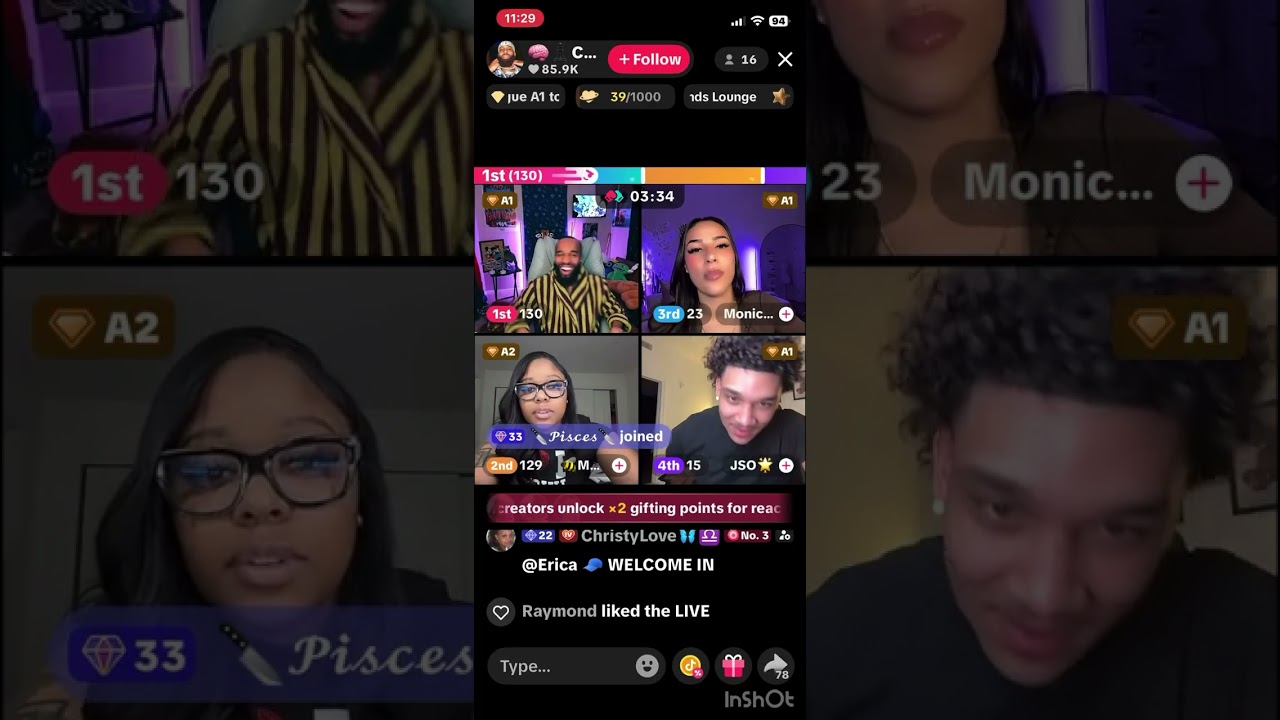 Ceosonson vs Mataya, Monica & JSO  - Mataya is tf irritating 🙄I wanted her to STFU - JSO left 😩 