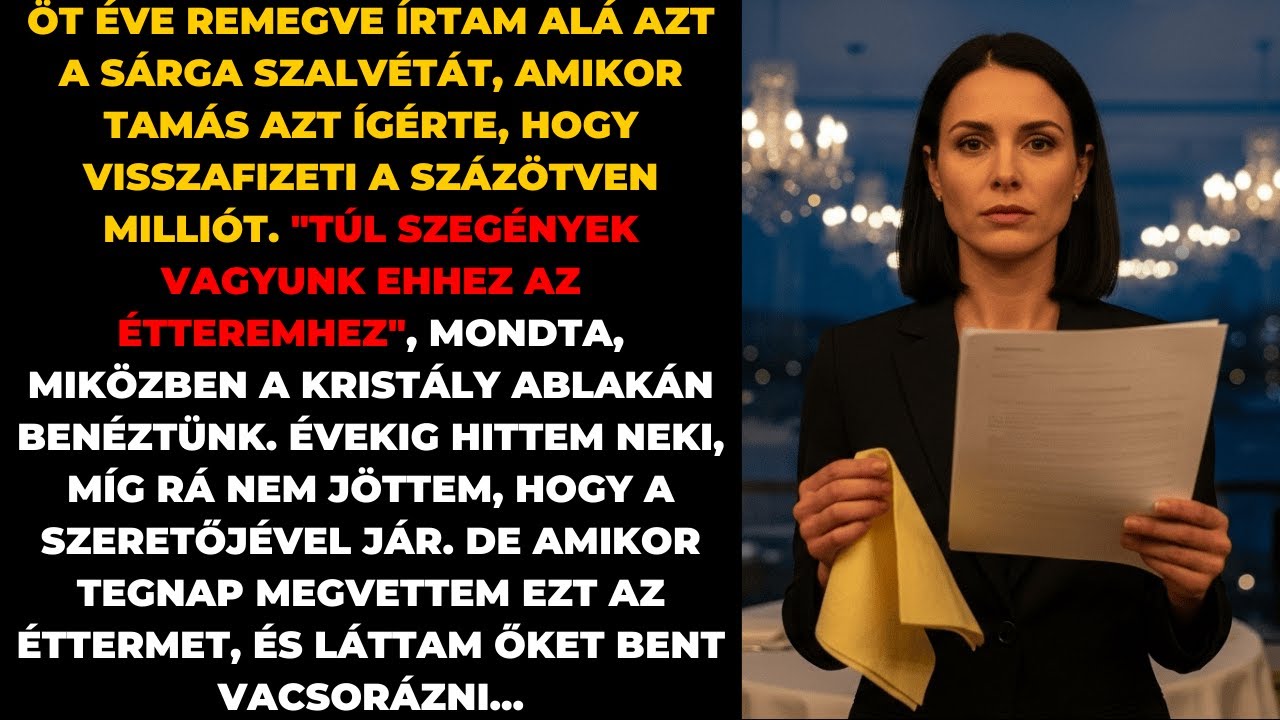 Férjem a szeretőjével a „túl drága” étteremben vacsorázott – nem tudva, hogy az enyém