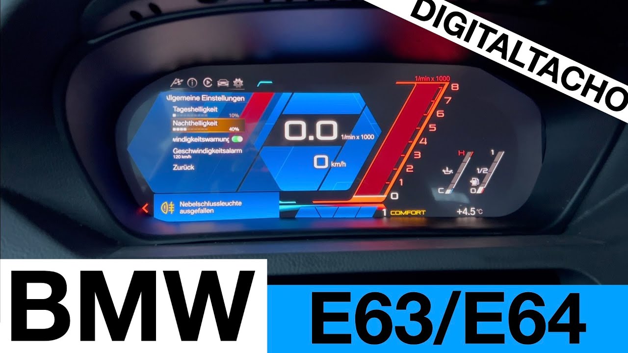 20 Jahre jünger für 300 EUR - Test Digitaltacho für BMW E60, E63, E64, E65