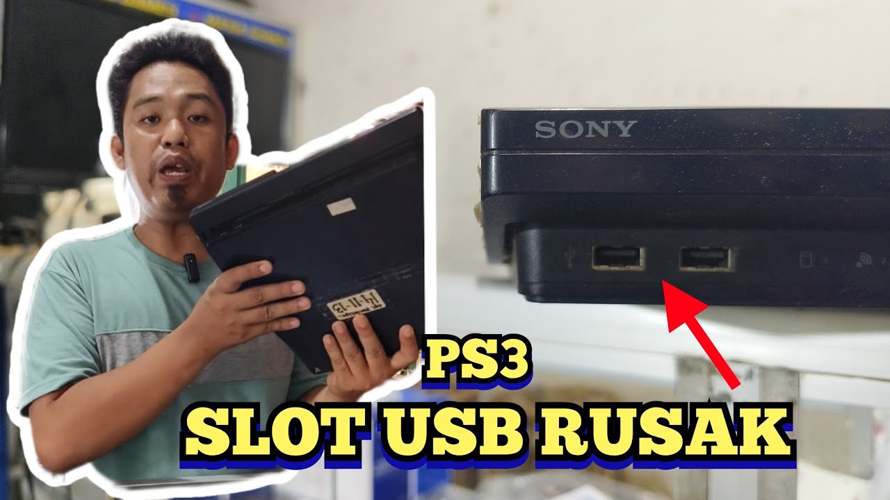 Sangat Mudah❗Perbaikan Ps3 Yang slot USB Nya Rusak Tidak bisa Konek Setik dan Hardisk