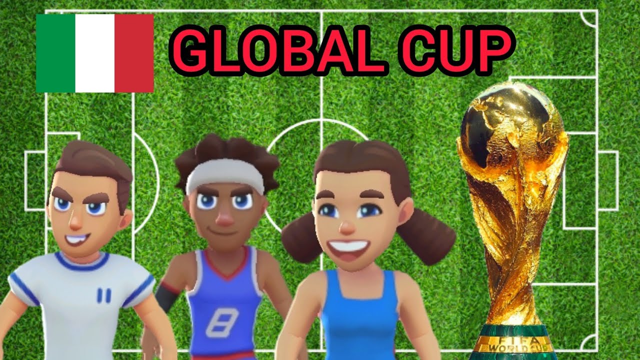 ALL GOALS of ITALY in the GLOBAL CUP! -Soccer Battle-